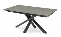 Torelli Brando Matt Ceramic Pull-Out Extending Dining Table Grey