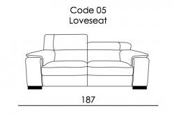 Lucca 2PS Loveseat (05)