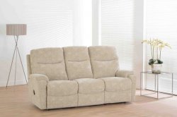 Furnico Paris 3 Seater Manual Recliner Sofa