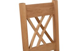 Dundee Oban Pair of Cross Back Chairs