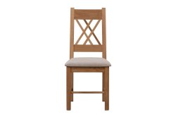 Dundee Oban Pair of Cross Back Chairs