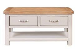 Dundee Oban Painted Coffee Table with 2 Drawers
