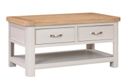 Dundee Oban Painted Coffee Table with 2 Drawers