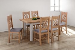 Dundee Oban Painted 120cm/153cm Extending Table
