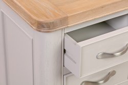 Dundee Oban Painted Bedside with 3 Drawers