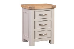 Dundee Oban Painted Bedside with 3 Drawers