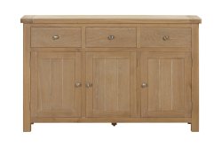 Dundee Glencoe Oak 3 Door Sideboard