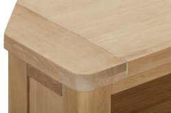 Dundee Glencoe Oak Corner TV Unit