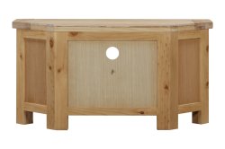 Dundee Glencoe Oak Corner TV Unit