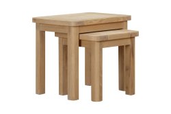 Dundee Glencoe Oak Nest of Tables