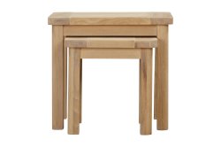 Dundee Glencoe Oak Nest of Tables