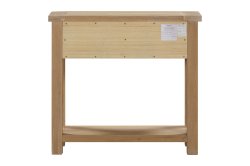 Dundee Glencoe Oak Console Table with 2 Drawers