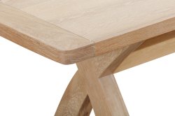 Dundee Glencoe Oak Cross Leg Bench