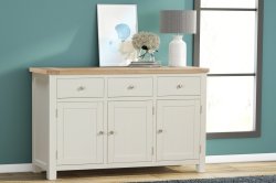 Dundee Glencoe Oak 3 Door Sideboard