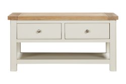Dundee Glencoe Painted Coffee Table with 2 Drawers