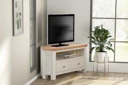 Dundee Glencoe Painted Corner TV Unit
