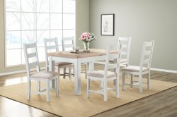 Dundee Glencoe Oak 120/153cm  Extending Table