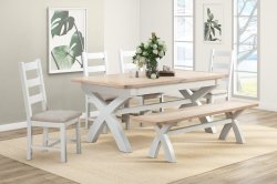 Dundee Glencoe Painted 180/240cm  Extending Table