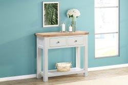 Dundee Glencoe Painted Console Table with 2 Drawers