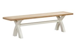 Dundee Glencoe Painted Cross Leg Bench