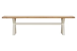 Dundee Glencoe Painted Cross Leg Bench