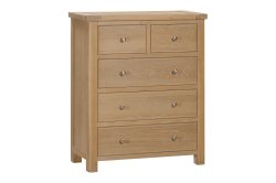 Dundee Glencoe Oak 2 Over 3 Chest