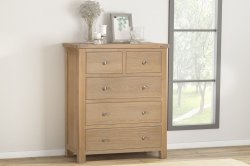 Dundee Glencoe Oak 2 Over 3 Chest