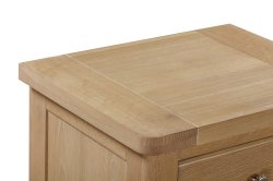 Dundee Glencoe Oak 5 Drawer Tall Chest