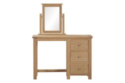Dundee Glencoe Oak Dressing Table Set