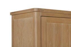 Dundee Glencoe Oak Double Robe with 2 Sliding Doors & 2 Drawers