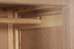 Dundee Glencoe Oak Double Robe with 2 Sliding Doors & 2 Drawers