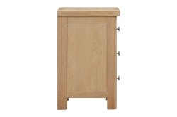 Dundee Glencoe Oak 3 Drawer Bedside
