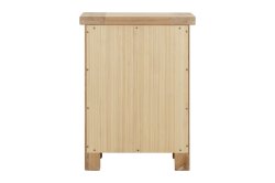 Dundee Glencoe Oak 3 Drawer Bedside