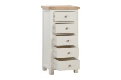 Dundee Glencoe Painted 5 Drawer Tall Chest
