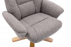 Melbourne Recliner Swivel Chair & Stool