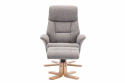 Melbourne Recliner Swivel Chair & Stool