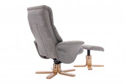 Melbourne Recliner Swivel Chair & Stool