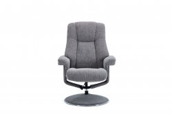 Dawson Swivel Chair & Stool in Fabric