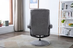 Dawson Swivel Chair & Stool in Fabric