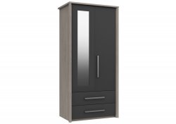 Arundel 2 Door Combi Wardrobe with Mirror