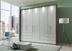 Loft 5 Door, 6 Drawer Functional Wardrobe