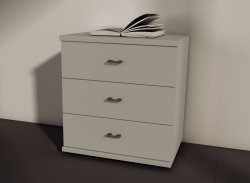 Cairns 3 Drawer Bedside Chest