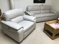 Como Large Sofa & Power Recliner