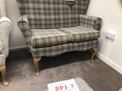 Shackletons Edinburgh 2 Seater Wing Back Sofa