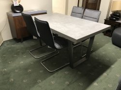 Nevis Dining Table & 4 X Marta Dining Chairs