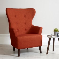 Girona Wing Back Fixed Cushion Armchair