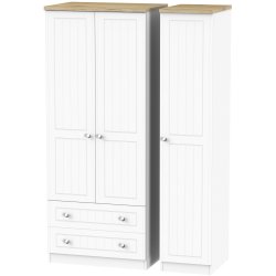 Welcome Vienna Tall Triple 2 Drawer Robe
