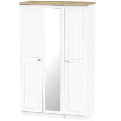 Welcome Vienna Triple 2 Drawer Mirror + Drawer Robe