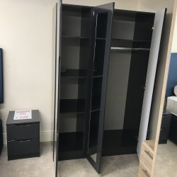 Sonata 3 Door Wardrobe with Mirror