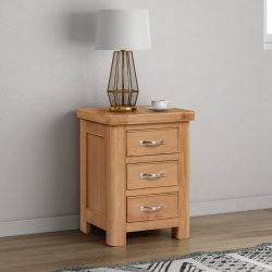 Dundee Oban Bedside with 3 Drawers